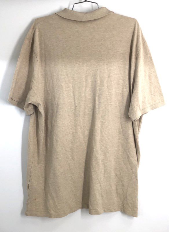Polo Ralph Lauren Men's Beige Heathered Short Sleeve Classic Fit Polo Shirt XL