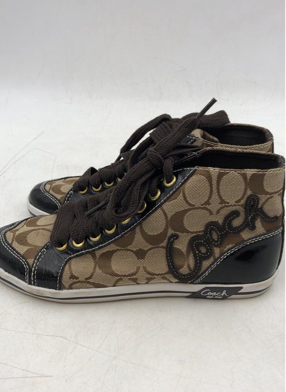 Coach Women&#39;s Brendi Q1083 Brown Athletic Shoes - Size 7B