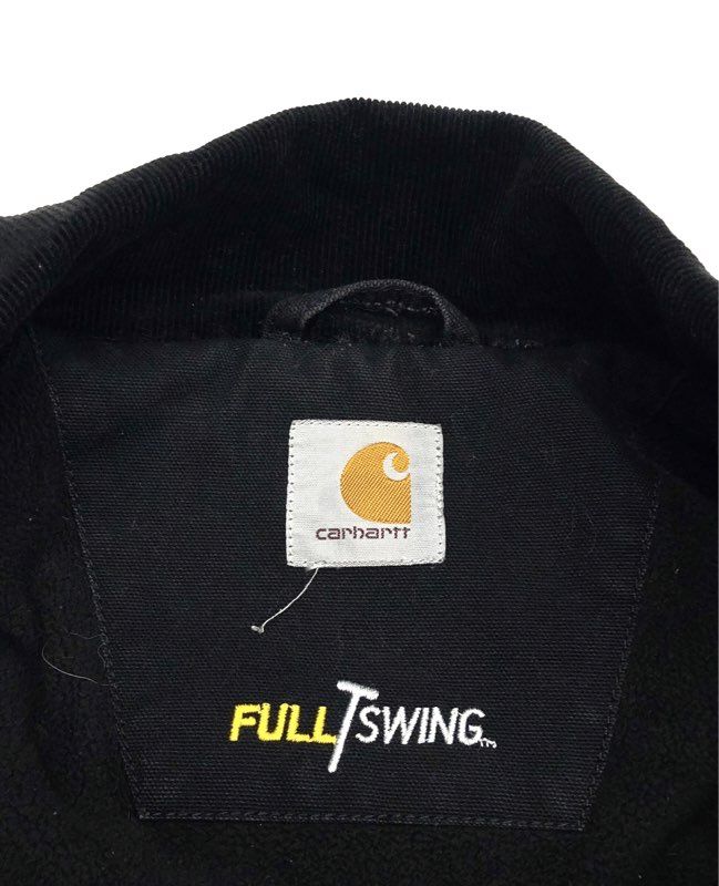 Carhartt Men's Black Full Swing Armstrong Canvas Work Jacket Sz XL Regular