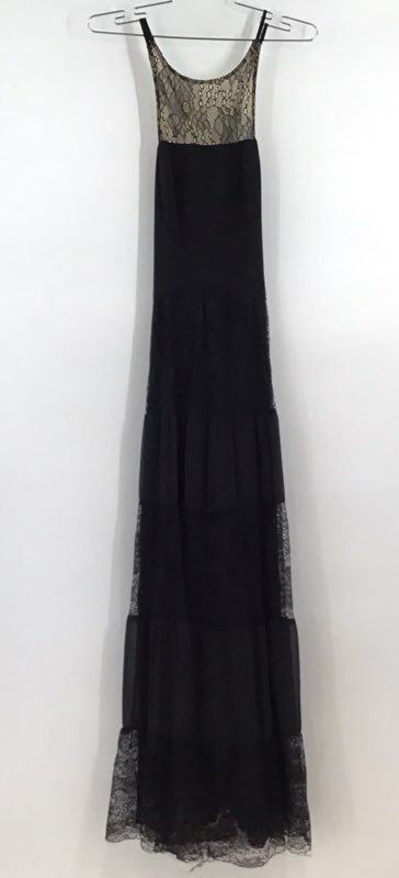 NWT Ali &amp; Jay Women&#39;s Black Lace Panel Maxi Dress - Size S