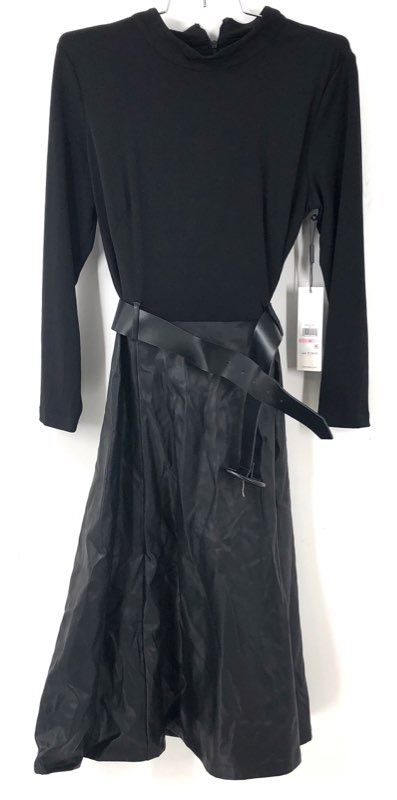 NWT Calvin Klein Women's Black Fit & Flare Dress - Size 10