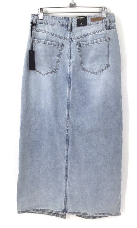 NWT Blanknyc Women's Light Blue Denim Maxi Skirt - Size 27