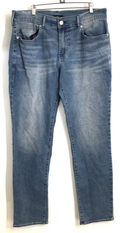 True Religion Men's Geno Relaxed Slim Jeans Medium Golden Wash NWT Sz 36