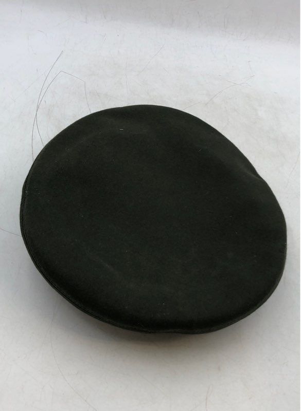 Vintage 80s Bancroft Men's US Army Officer Service Cap Green Fur Felt Pak-Cap