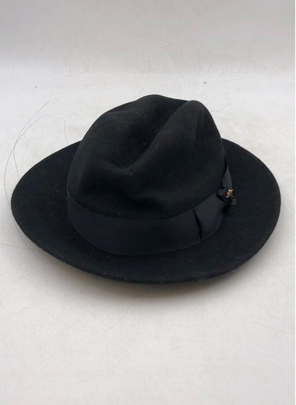 Bruno Capelo Men&#39;s Black Fedora Hat