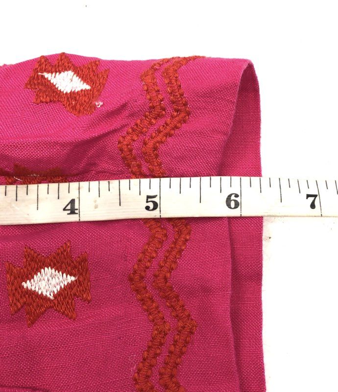 LOFT Women's Pink Embroidered Paperbag Waist Linen Blend Shorts Size XS NWT