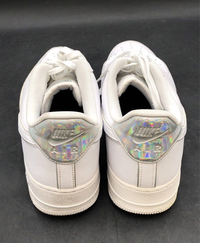 Nike Air Force 1 '07 LV8 4 White Iridescent Men's Sneakers Size 13 AT6147-100