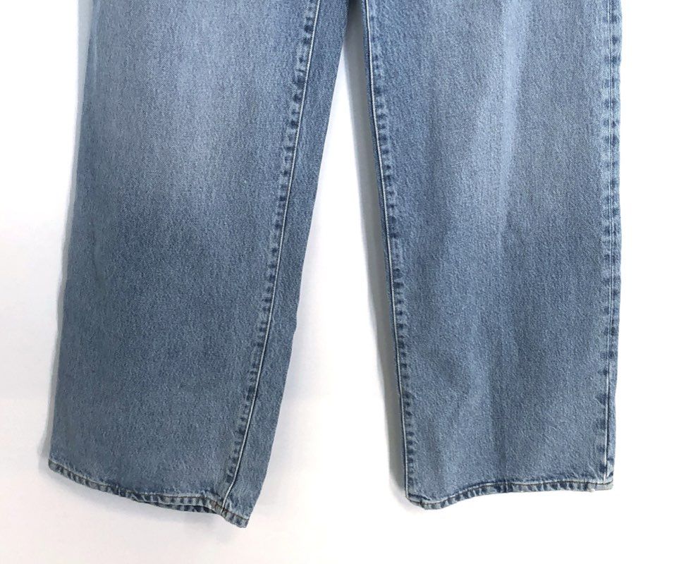 Frame Women's Johanna The Collegiate Wide Leg Jeans Light Wash Sz 23 NWT