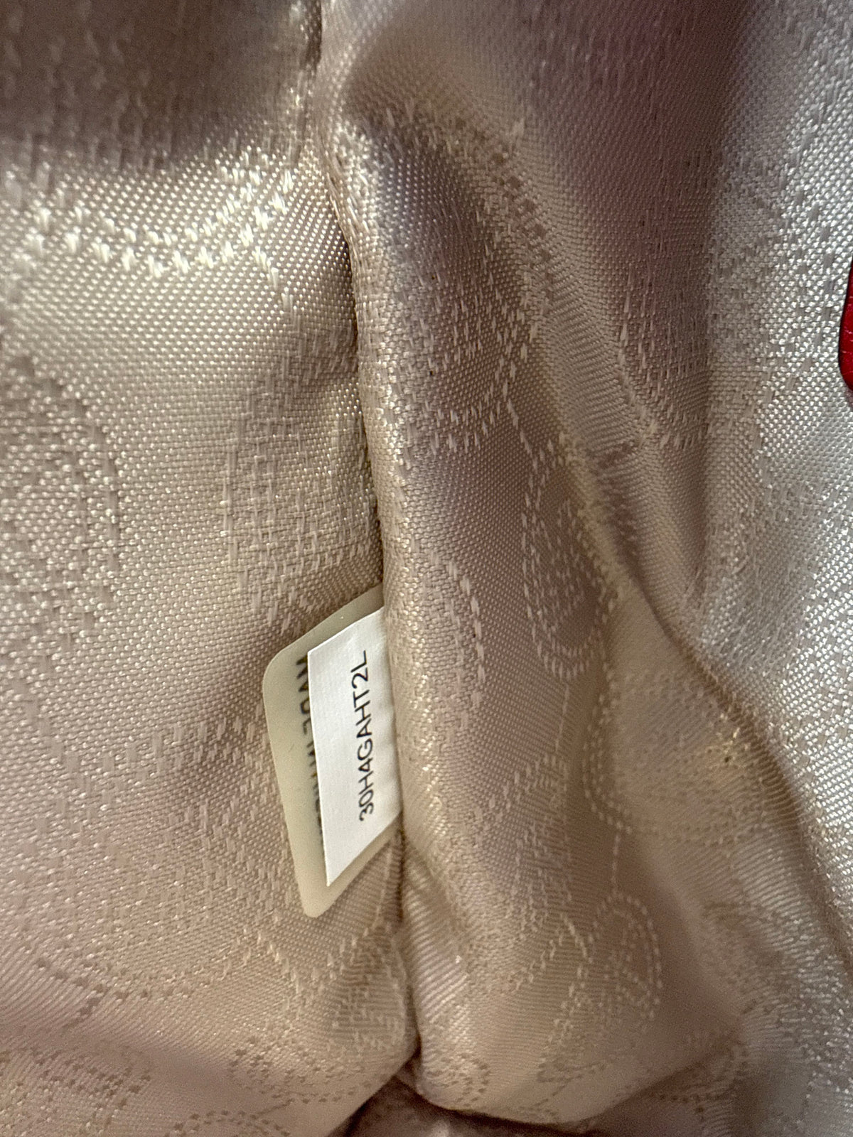 Michael Kors Red Quilted Leather Susannah Small Tote Bag Gold Hardware COA