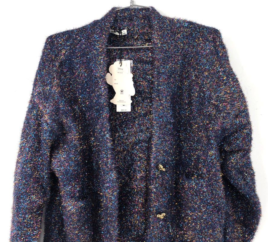 NWT Disney Women's Purple Cardigan Sweater - Size S