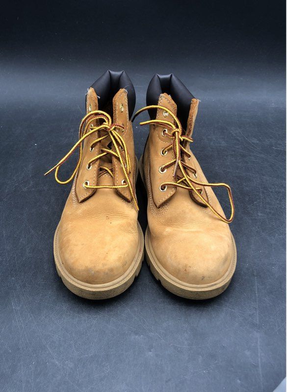 Timberland Boys Tan Combat Boots - Size 4