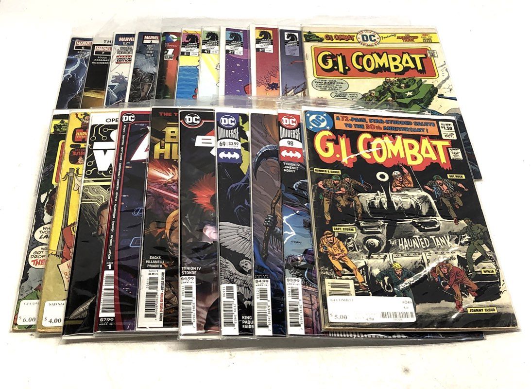 Marvel DC Dark Horse Comic Book Lot Mixed Eras Superheroes 21 Comics