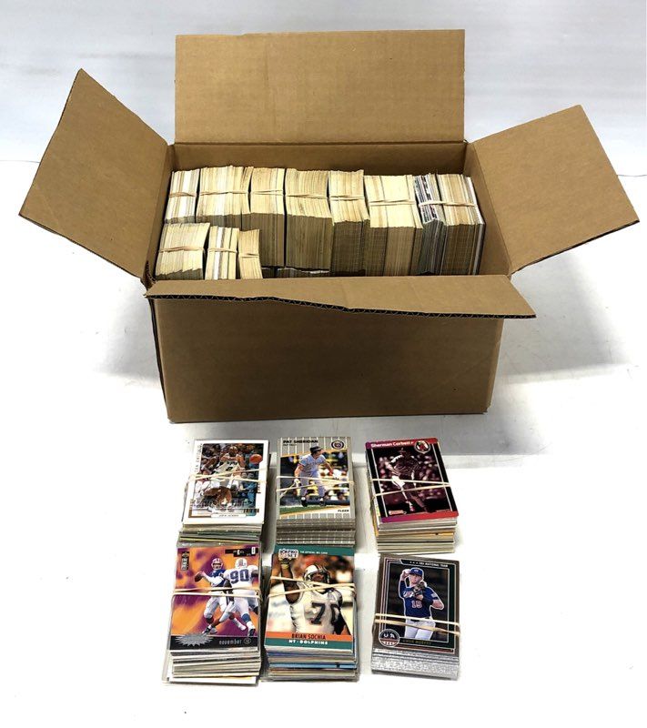 Sports Card Lot 80s-90s Baseball Football Basketball Mixed Brands See Photos