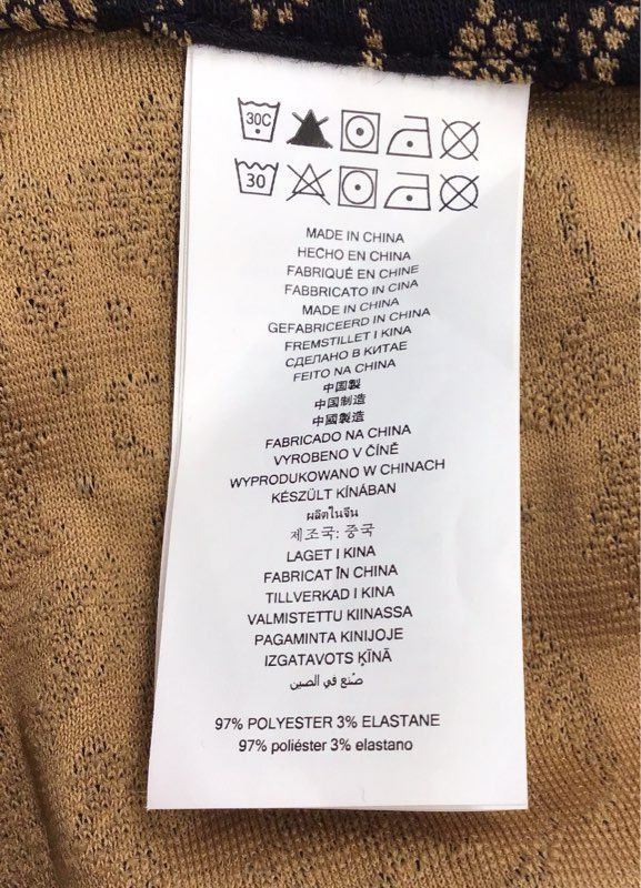 NWT Michael Kors Women's Suntan Black Ankle Leggings - Size XS