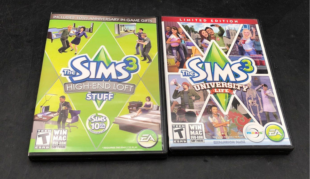 EA PC Video Game Lot - The Sims 3 High-End Loft Stuff & More