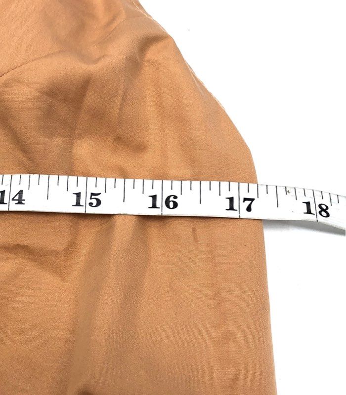 Janessa Leone Women's Terracotta Tiered Cotton Maxi Dress Racerback Pocket Sz 1