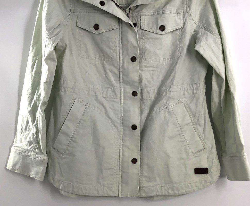 L.L.Bean Women's Comfort Trail Utility Jacket Pale Green Cotton Blend Sz XS PET