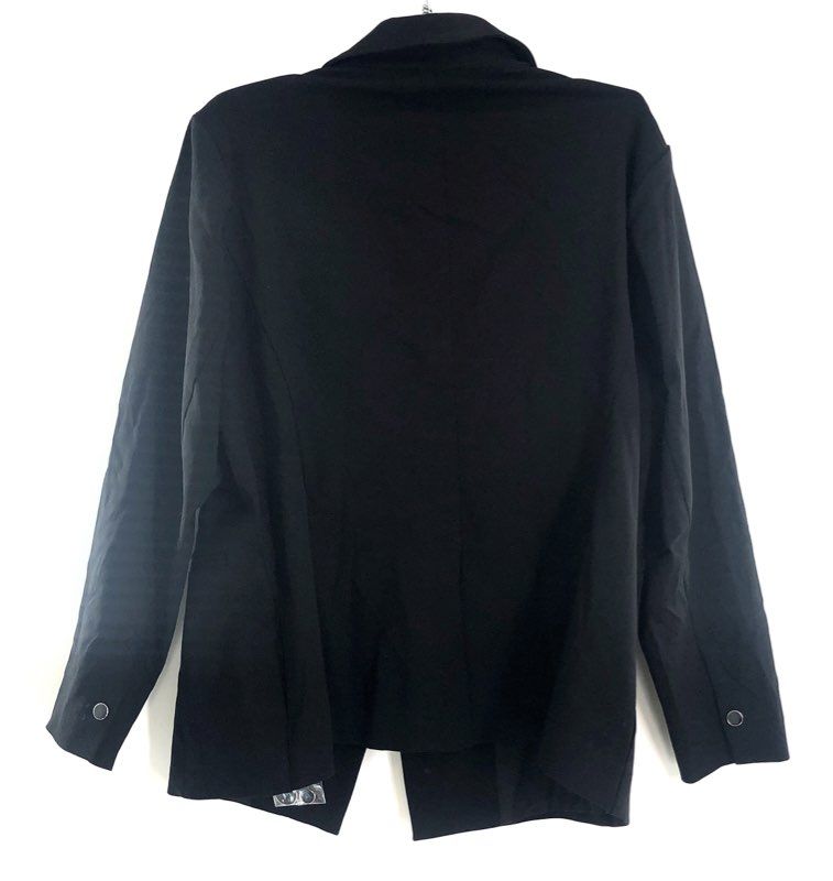 Lane Bryant Women's Black Sexy Stretch Bryant Blazer Single Button NWT Sz 16P