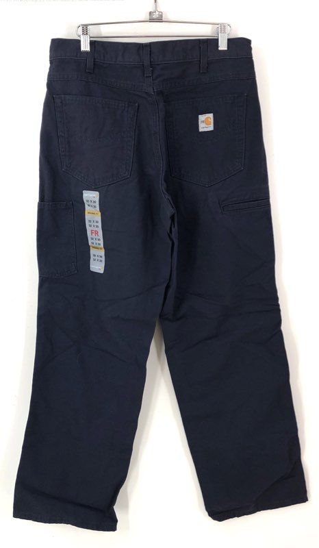 Carhartt Men's FRB159 Flame-Resistant Canvas Work Pants Navy 32x30 NWT
