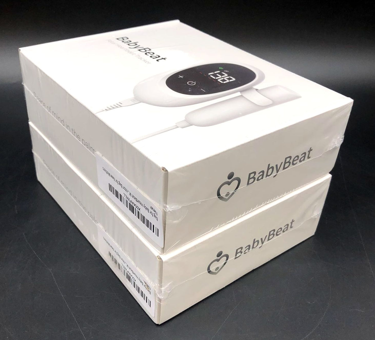 SEALED BabyBeat Lot of 2 Fetal Heartbeat Doppler Tracker Monitors