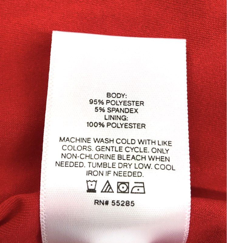 Express Women's Red Halter Neck Side Cutout Sheath Dress NWT Sz S