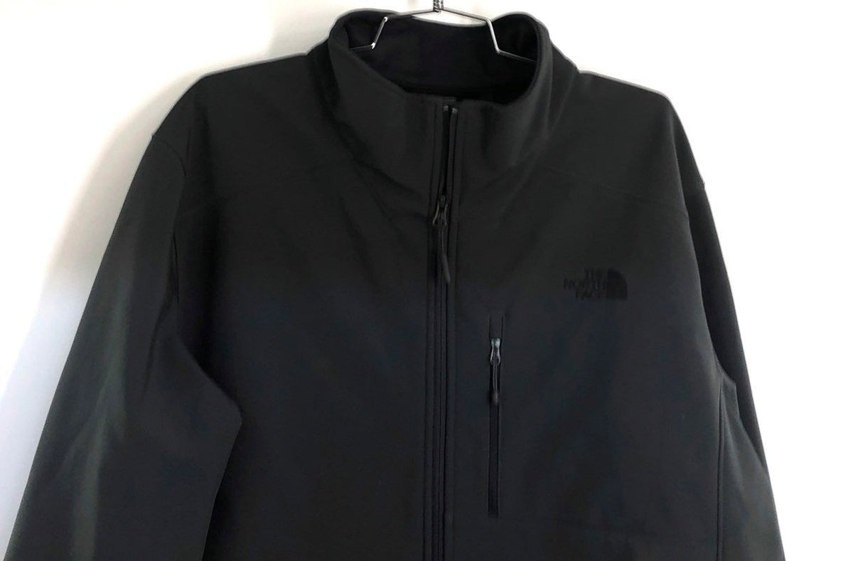 The North Face Men's Black Apex Bionic Softshell Full Zip Jacket Size XL
