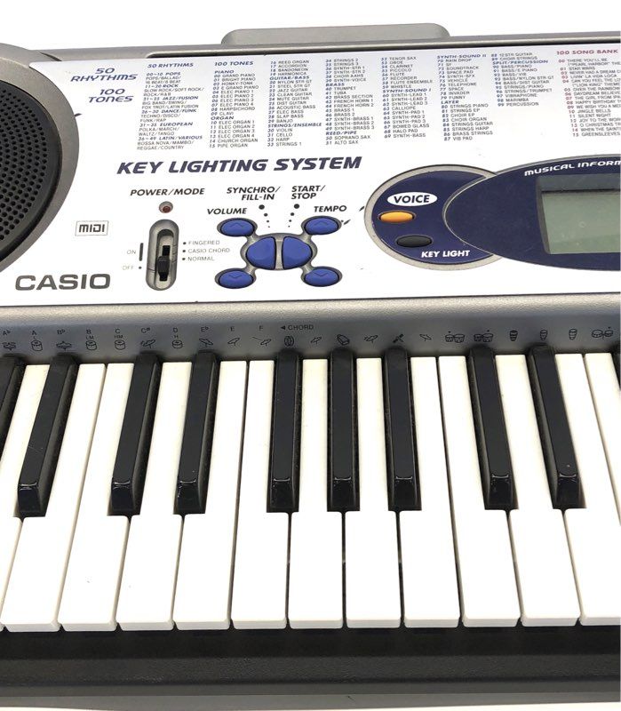 Casio LK-43 61-Key Portable Electronic Keyboard with Key Lighting System