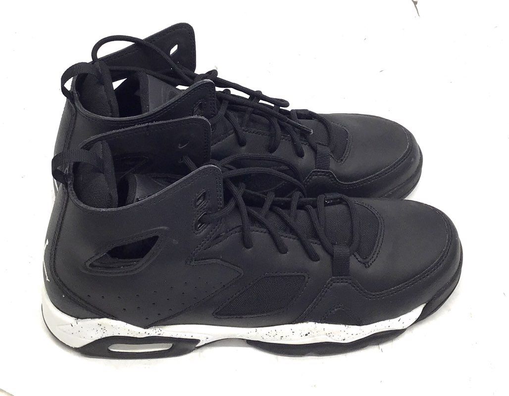 Nike Air Jordan Stadium 90 Black White Speckled Youth Sneakers Size 7Y