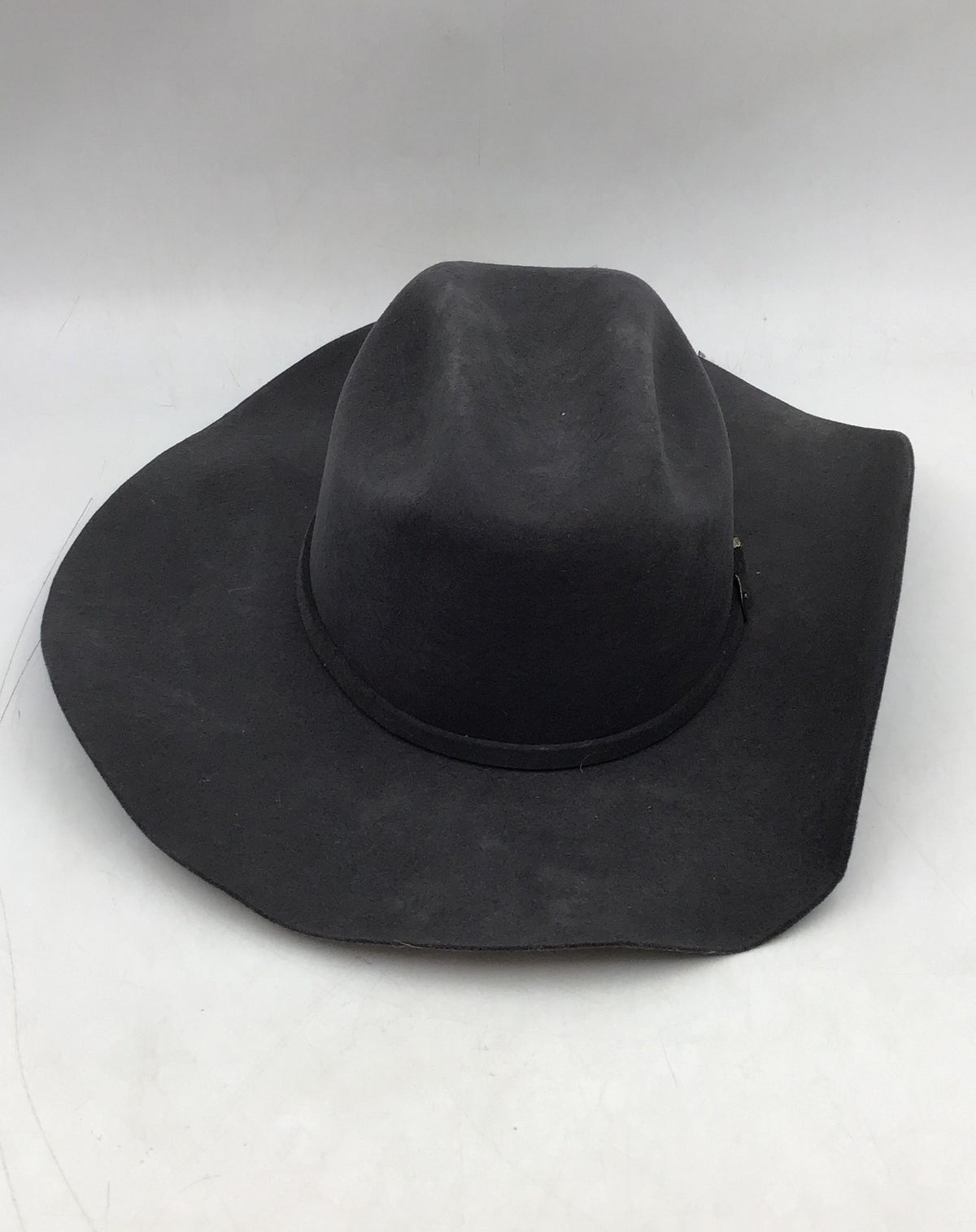 Justin Men&#39;s Black Authentic Cowboy Western Hat - Size 60/7.5