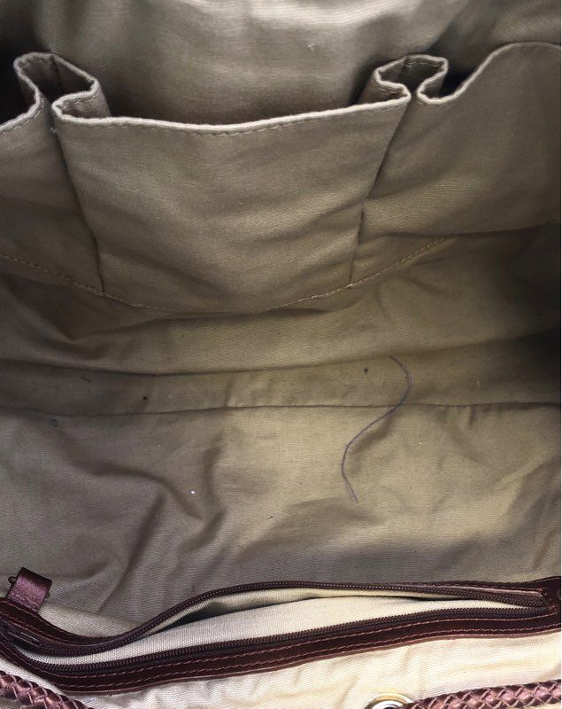 Vintage 2000s Isabella Fiore Floral Tapestry Leather Satchel Handbag Tassels