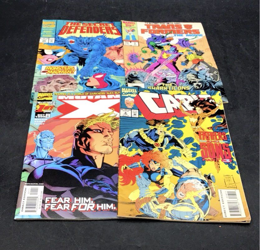 Vintage Marvel Comics Lot of 20 X-Men Punisher Ghost Rider Cable 1990s Era