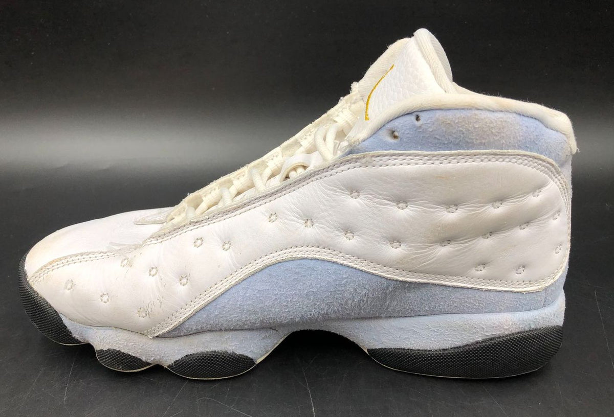 Nike Air Jordan 13 Retro Men's 'Blue Grey' & White Sneakers - Size 7.5 (+COA)