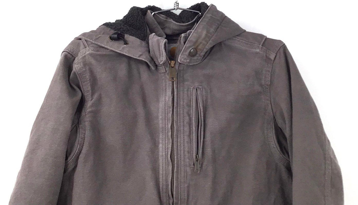 Y2K 2000s Carhartt Boys Gray Work Jacket - Size S(4/6)