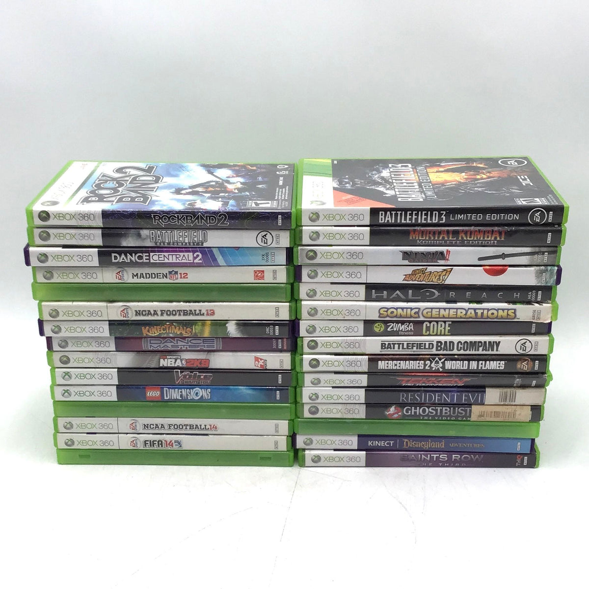 Microsoft Xbox 360 Video Game Lot - Kinectimals, Dance Central 2 And More