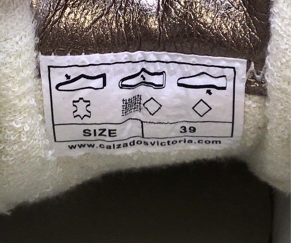 Victoria Madrid 1985 Retro Court Sneakers White Tan Pink Size EU 39 / US 8