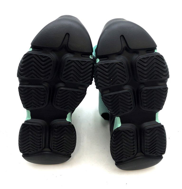 Cotilafi Women's Mint Green Black Platform Wedge Buckle Fashion Sandals Size 5
