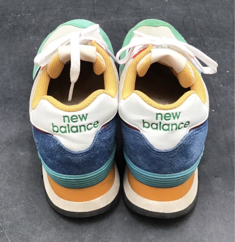 New Balance 574 Multi-Color Rugby ML574DRM Men's Sneakers Size 8