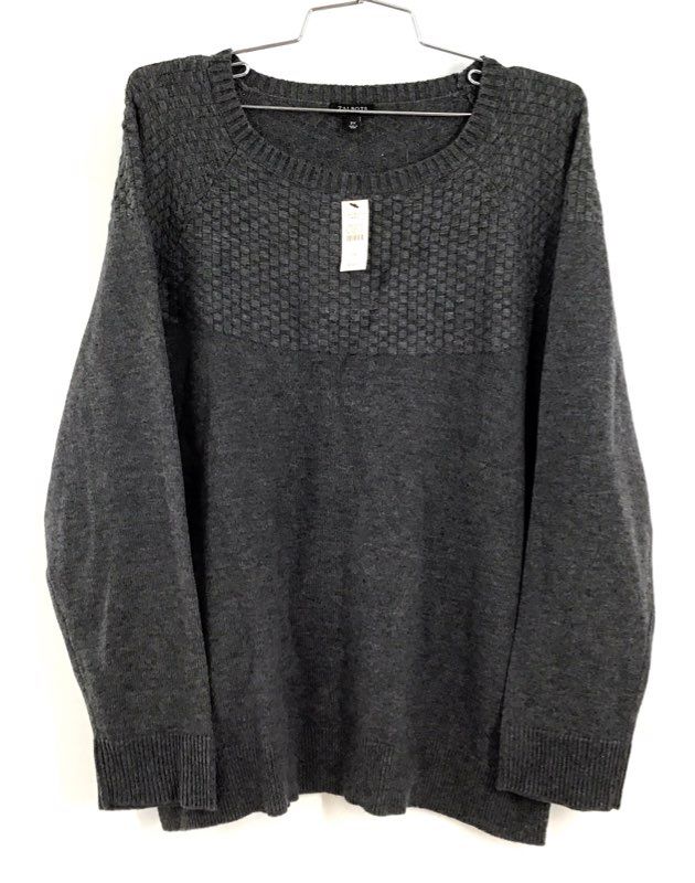 NWT Talbots Women&#39;s Gray Sweater - Size 2X