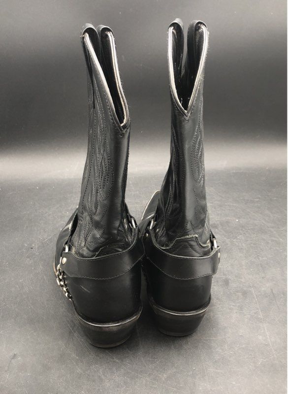 Laredo Men's Black Leather Western Boots - Size 10