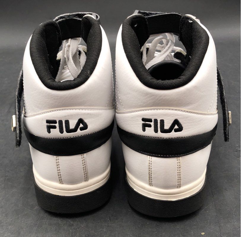 Fila Vulc 13 Mid White Black Men's Lifestyle Sneakers Size 10.5