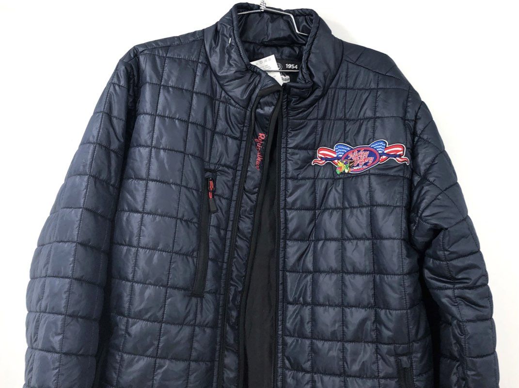 Refrigiwear Men's Navy Blue Puffer Jacket - Size M