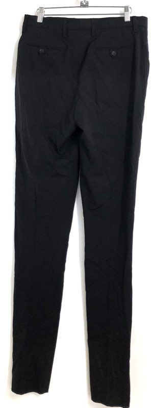 Coach 1941 Men's Black Wool Blend Slim Fit Dress Trousers Portugal Size 30