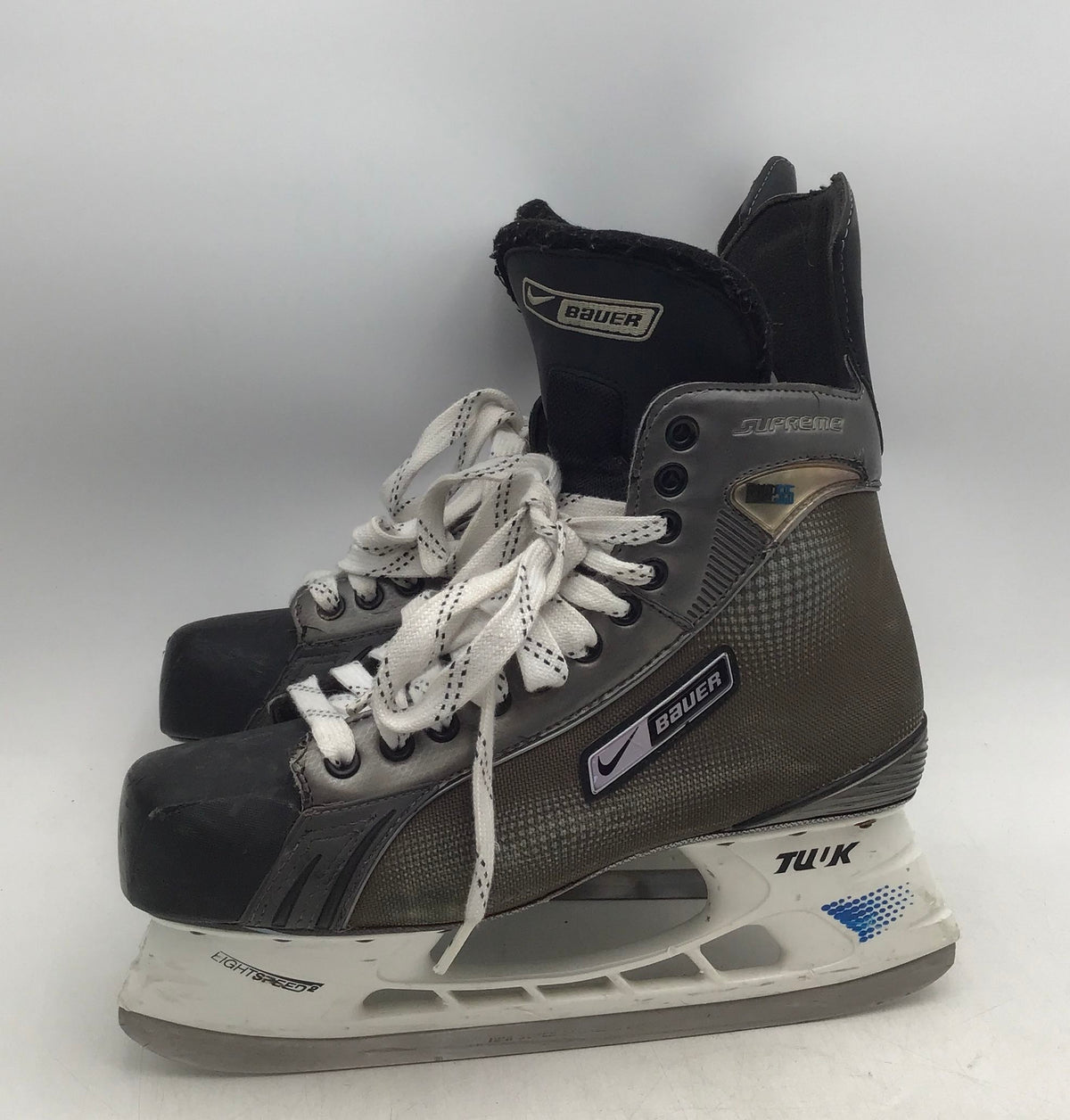 Bauer Men&#39;s Supreme ONE55 Black Lace-Up Ice Hockey Skate Shoes - Size 11