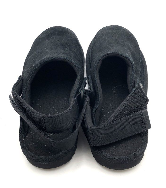 Ugg Goldenstar Clog Black Suede Kids Size 4 EU 36