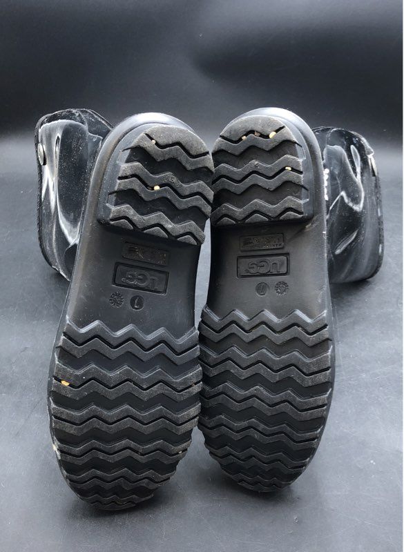 UGG Shaye Black Waterproof Rubber Knee High Rain Boots Women's Size 7