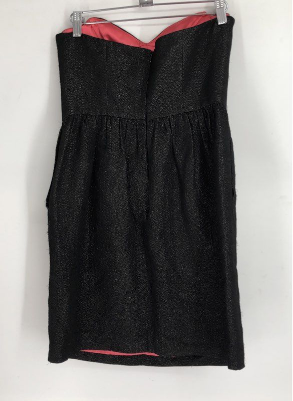 NWT Milly Women's Black Strapless Mini Dress - Size 2