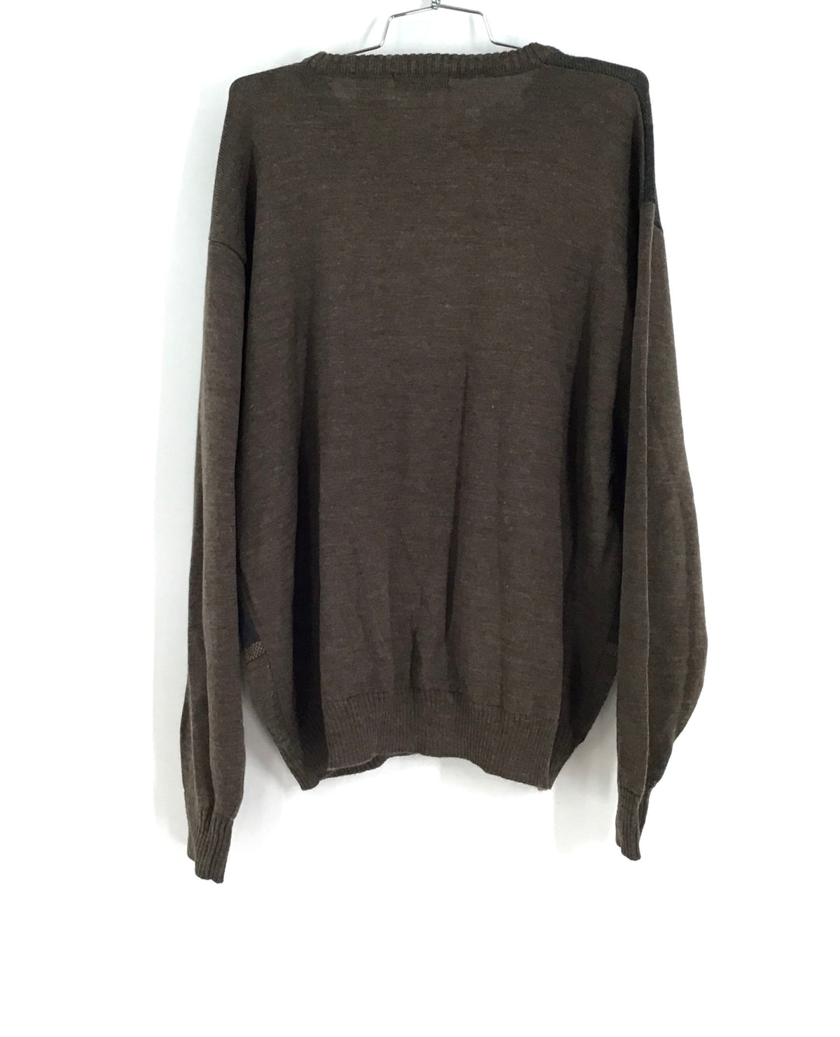 NWT Cellinni Collezione Brown Gray Pullover Sweater - Size 2XL