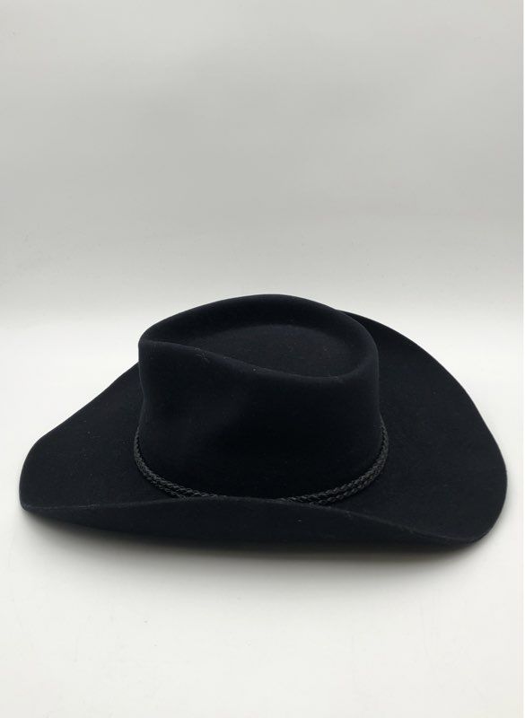 Wyeth Women's Lennox Hat Black 100% Wool Turquoise Accent Chin Strap NWT O/S