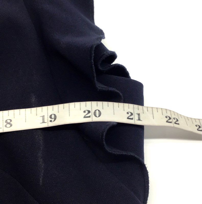 Vince Camuto Women's Navy Ruffle Sleeve Sheath Dress Size 14 NWT