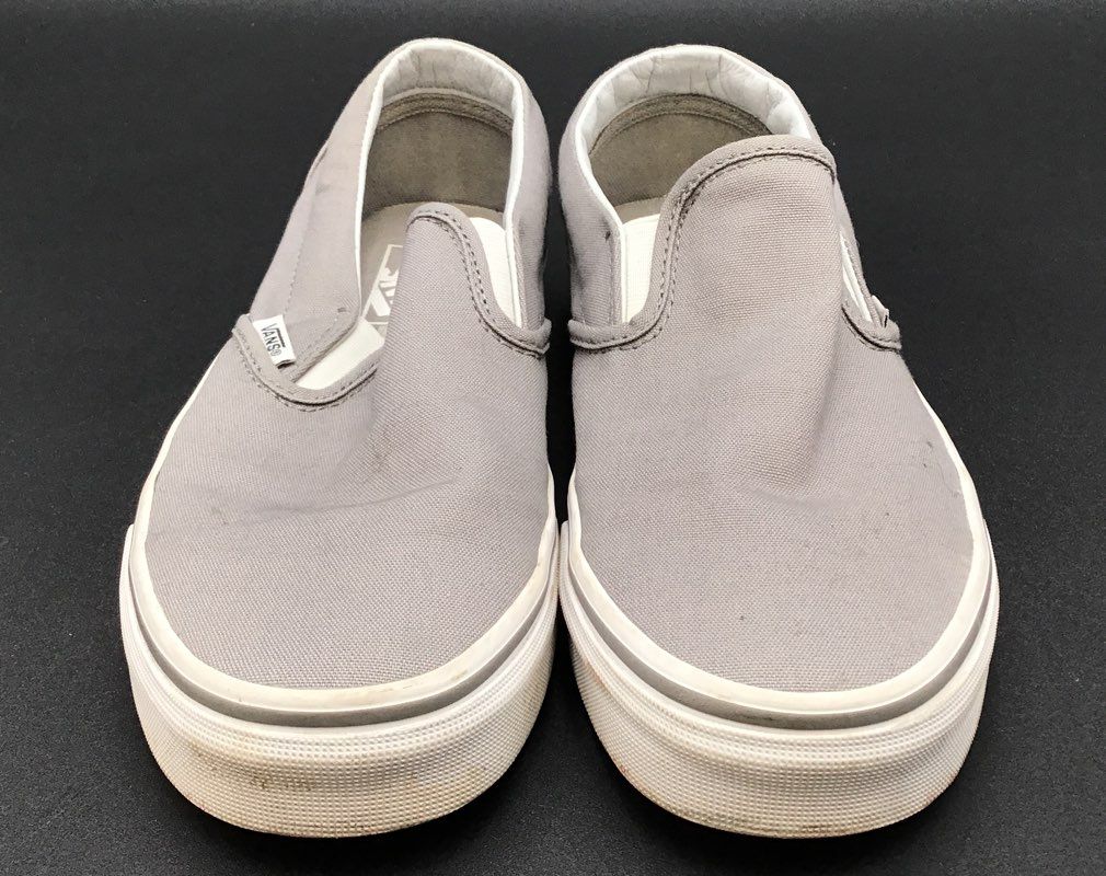 Vans Off The Wall Men&#39;s Beige Slip-On Casual Shoes - Size 6.5